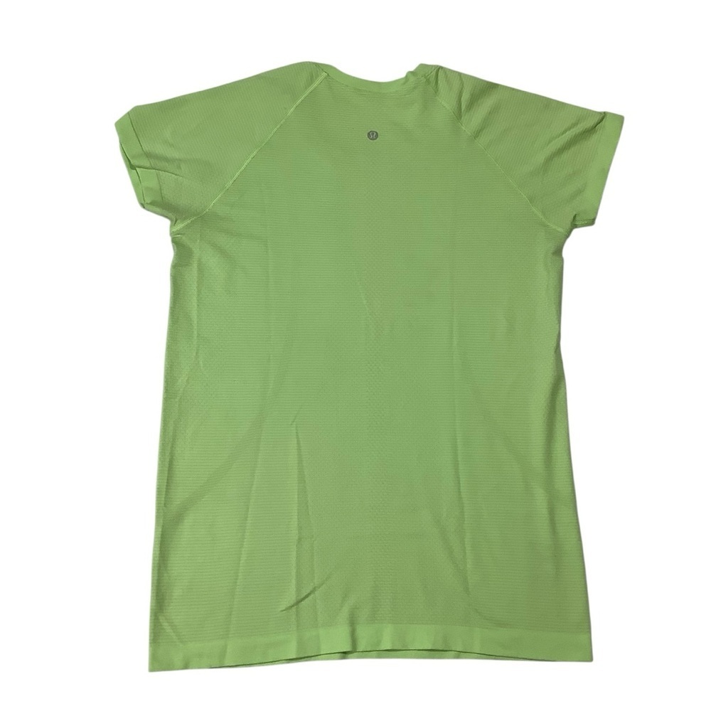 Lululemon Run: Swiftly Tech Short Sleeve Sz 10 Zippy Green - Picture 3 of 7
